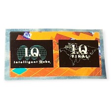 Sony PlayStation 1 PS1 I.Q.: Intelligent Qube Vintage Memory Card Sticker picture