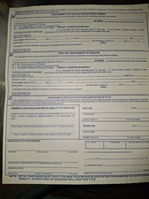 NC Certificate of Title - 1980 VOLKSWAGEN - VW PICKUP TRUCK - CADDY picture