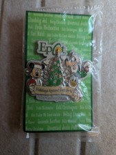 2003 Disney WDW EPCOT Holidays Around the World Mickey Goofy Donald Pin Sealed picture