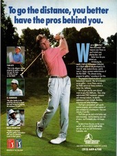 1990 • PGA TOUR Tom Kite Al Geiberger Bruce Crampton Print Ad • 90s GA.17 picture