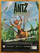 2002 Antz Extreme Racing Playstation 2 PS2 Xbox PC Print Ad/Poster Game Wall Art picture