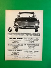 1965 BMW 1800 TI ORIGINAL VINTAGE PRINT AD ADVERTISEMENT picture