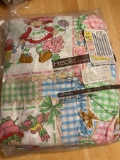 Vintage Strawberry Shortcake Priscilla Curtains RARE 70’s JCPenney NEW picture