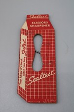 Vintage Sealtest Scissors Sharpener Milk Carton Shape  Advertising picture