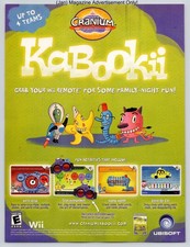Cranium Kabookii Wii Ubisoft Family Party Game 2008 Full Page Print Ad picture
