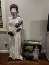 Spirit Halloween Midnight Countess 2009 Gemmy Lifesize Animatronic W/ BOX Prop picture