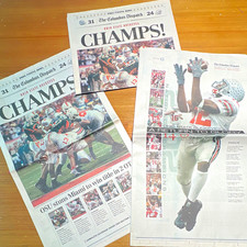 2003 Ohio State Buckeyes National Champions Columbus Dispatch CHAMPS Newspapers picture