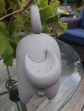 VTG Stunning Italy Lineasette Stonewear Cat Sculpture by Master artist. picture