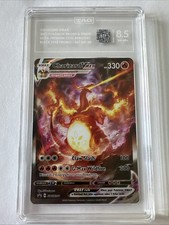 Pokemon TAG 8.5 Charizard VMAX SWSH261 Black Star Promo picture