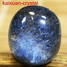 6.7Ct Very Rare NATURAL Beautiful Blue Dumortierite Quartz Crystal Pendant D1019 picture