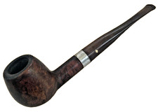 Vintage Dr Grabow Silver Duke Briar Pipe Smooth Billiard Ajustomatic Pat 2461905 picture