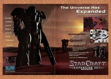 1999 StarCraft Brood War PC Original Advertisement / Retro Promo v2 picture