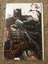 BATMAN #136 VIRGIN - TYLER KIRKHAM - BATTLE DAMAGE - SDCC 2023  NM picture