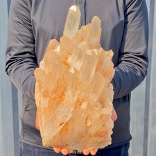 16.42LB Large Natural Clear White Quartz Crystal Cluster Energy Healing Specimen picture