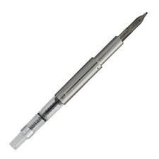 Pilot Namiki Vanishing Point Converter Set - 18K Black Plated Gold STUB Nib picture