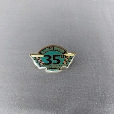 Eagle River Wisconsin 35th Anniversary Snowmobile Derby Lapel Hat Jacket Pin picture