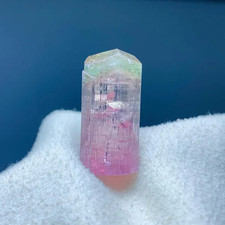 17 Carat Bi Color Tourmaline Crystal Specimen From Afghanistan picture