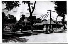 Real Photo Erie RR Locomotive Union Station Honesdale PA 1920 RPPC Z241 picture