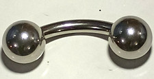 6g 1 Inch  Big Monster 19mm Ball Prince Albert Lorum Frenum Barbell Weight Sexy picture