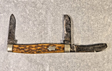 Vintage Schatt & Morgan Titusville PA 3-Blade Stockman Pocket Knife Parts/Repair picture