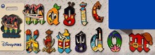 BN 2026 Disney Magic Kingdom Letter Pin or Set Mystery Haunted Orange picture