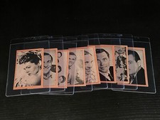 1957 Madison Confectionery Disc Jockey Gum 8 Card Lot Vintage 1950s Rock Cards B picture