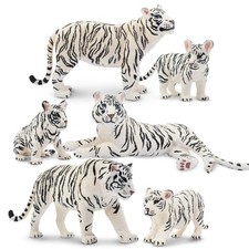 Toymany 6pcs Tiger Animal Figurine, Realistic, Collectible Hand-painted  Toy Set picture