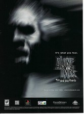 2001 Alone In The Dark The New Nightmare Video Game Fear Vintage Print Ad/Poster picture
