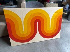 Vintage 1970’s Scandinavian VISION BY STROMMA LARGE HANGING Textile picture