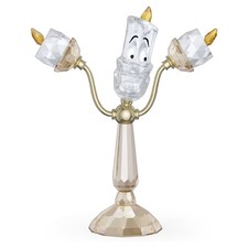 Swarovski Beauty And The Beast Lumière Figurine Decoration, Gold Tone, 5714329 picture