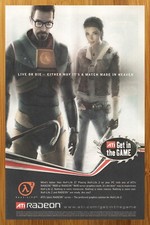 2003 ATI Radeon Graphics Cards Print Ad/Poster Half-Life 2 PC Video Game Art 00s picture