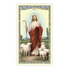 Holy Card - Psalm 23 - The Lord is My Shepherd Laminated Prayer Card picture