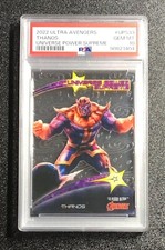 2022 UD Marvel Ultra Avengers 🔥 Thanos Universe Power Supreme PSA 10 🔥 picture
