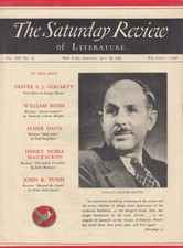 SATURDAY REVIEW 7/18 1936 Gogarty Beebe Elmer Davis McCracken Tunis Peattie &c picture