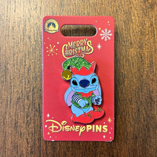 Disney Merry Christmas Stitch Glitter Pin 2020 Single Lilo & Stitch picture