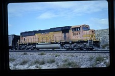 Railroad Slide - BNSF #8947 SD70MAC Locomotive Antioch Nebraska NE 2006 Train picture