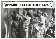 Zombie Flesh Eaters Moviedrome cinema Miracle Films original old card cpa AK picture