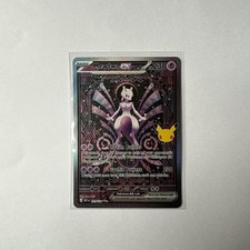Pokémon 30th Anniversary Mewtwo EX 151/128 SIR Holo English picture