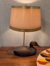 Vintage Ken Harris Hand-Carved Wood Duck Decoy Table Lamp (Woodville, N.Y.) picture