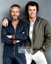 PAUL NEWMAN AND CLINT EASTWOOD IN 1972 - 8X10 PUBLICITY PHOTO (OP-006) picture