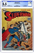 Superman #5 CGC 5.5 1940 1973677012 picture