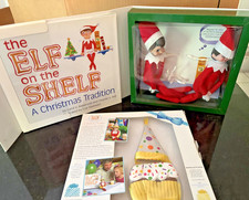 Elf on the Shelf Christmas Tradition Box Set + Extra Elf + NIP Birthday Accessor picture