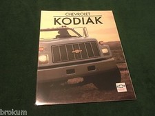 MINT 1992 CHEVROLET CHEVY KODIAK TRUCK DEALER SALES BROCHURE (BOX 580) picture