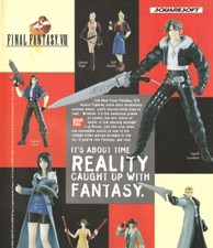 Vintage 2000 Final Fantasy VIII Action Figures Original Print Ad 18x25cm TOY 01 picture