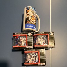 Vintage Sports Impressions MLB Collector Mugs Lot Clemens Mantle Mattingly Yanke picture