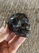 Deeply  Saturated Smokey Quartz Hand Carved Skull picture