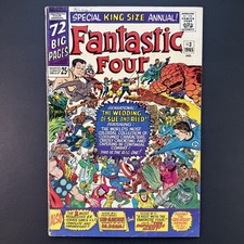 Fantastic Four Annual 3 KEY Wedding Silver Age Marvel 1965 Stan Lee Doctor Doom picture