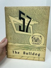 Broaddus high school Texas yearbook 1957 Bull Dog picture
