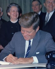President John F. Kennedy signs Community Mental Health Act New 8x10 Photo picture