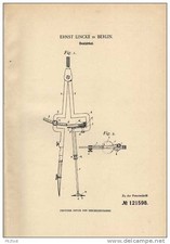 Original patent specification - E. Lincke in Berlin, 1900, compass, oval compass, geom picture